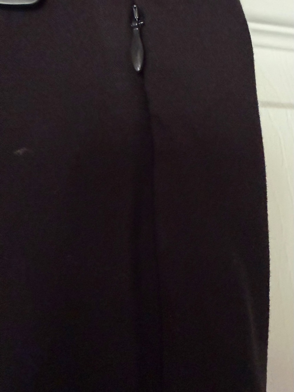 J. Jill Essential Cotton Stretch Side Zip Pants Black Elastic Waist  sz 12(read) - Picture 7 of 8